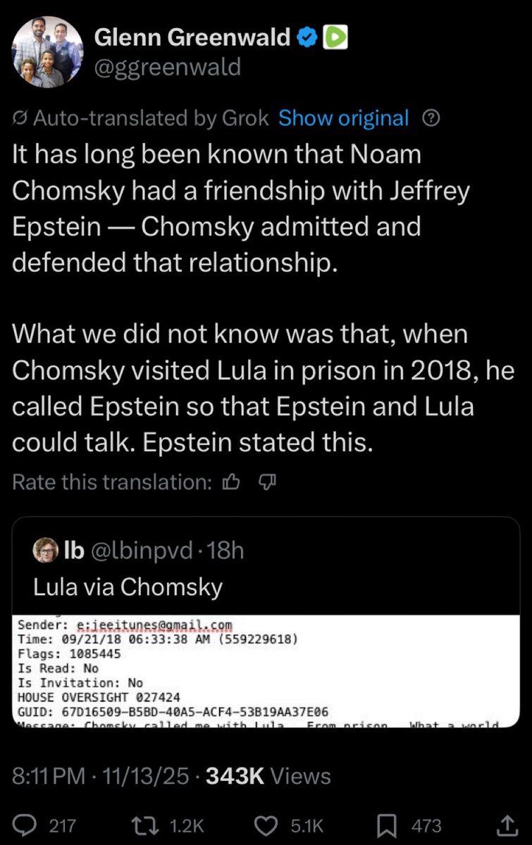 ErikaMdaVeiga's tweet image. Não sei se Lula falou ao telefone c/Epstein.

Mas não surpreende que o líder histórico do PT, um partido de ideologia Sandinista, criado pela ala progressista da CNBB, tenha ligações, ainda que indiretas, c/o operador (juntamente c/Leslie Wexner) do Esquema Irã-Contras 3.0🇺🇸🇮🇱.&amp;gt;