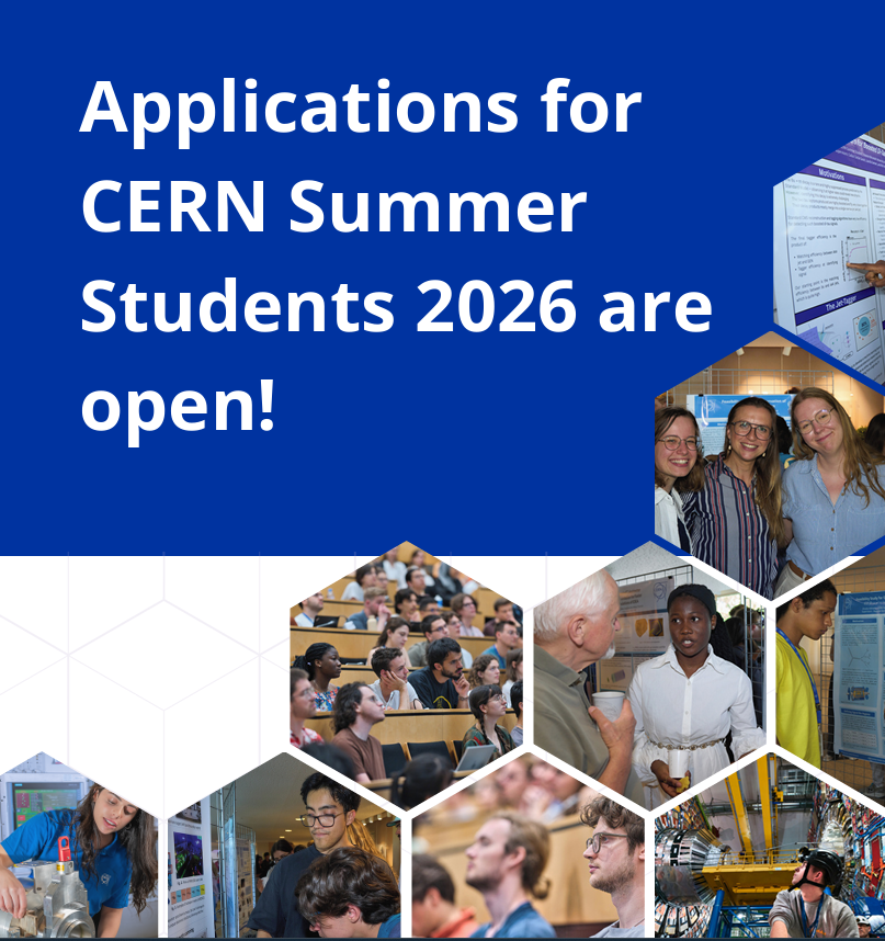 opportunitiesfy's tweet image. 🚀 Apply now for the CERN Summer Studentship 2026—a fully funded chance to work on cutting-edge science and launch your STEM career! 🌍⚛️ 👉 wp.me/p23f03-byZ

#CERN #STEM #InternshipAlert #CERN2026 #FullyFunded #ScienceCareers #OpportunityForYouth #OFY