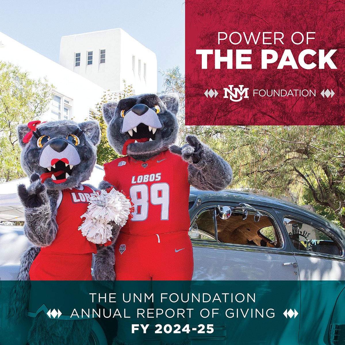 The UNM Foundation’s 2024-25 Report of Giving is live!

See how donor support shaped UNM through scholarships, research, and care across New Mexico.

Learn more  ➡️  powerofthepack.org
#UNMFoundation #UNM #Philanthropy #CommunityImpact