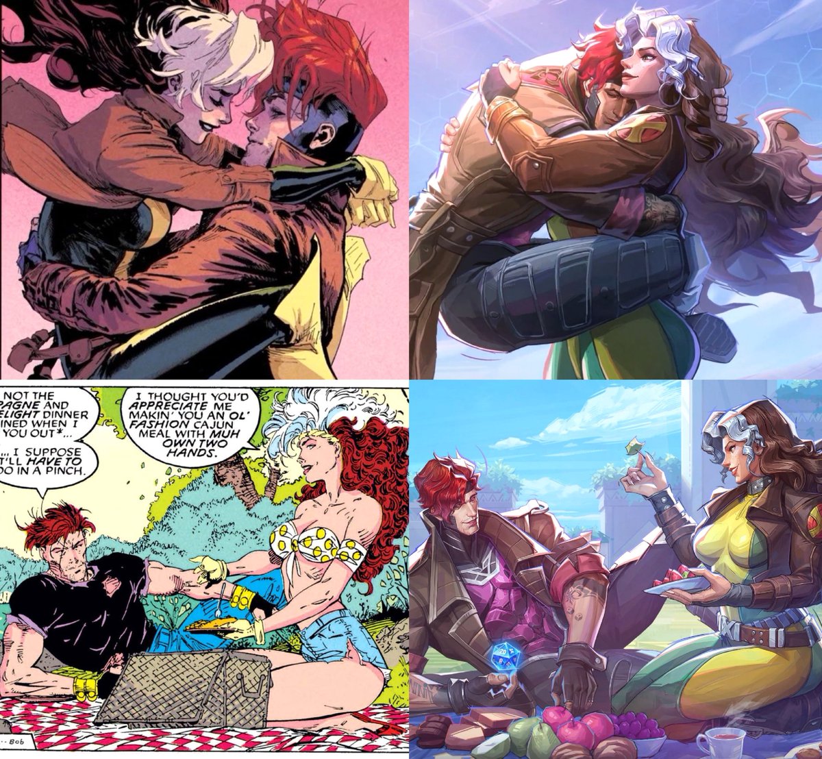 comfortrogue's tweet image. comics vs. Marvel Rivals