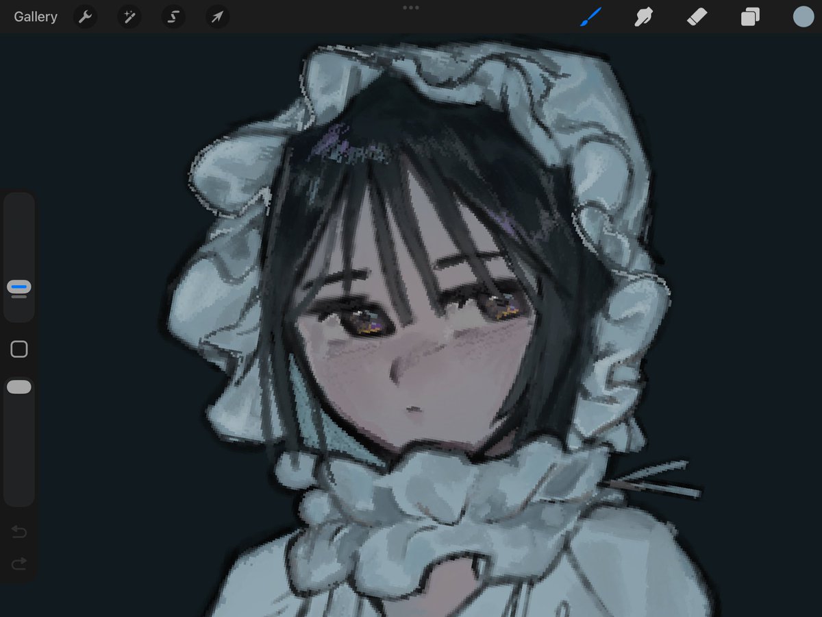 #ALNST wip (she is three apples tall)