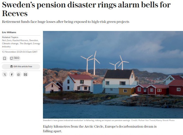 And that's why Pension Funds have to be single minded about protecting the interests of their members - not getting involved in political causes. telegraph.co.uk/money/net-zero…