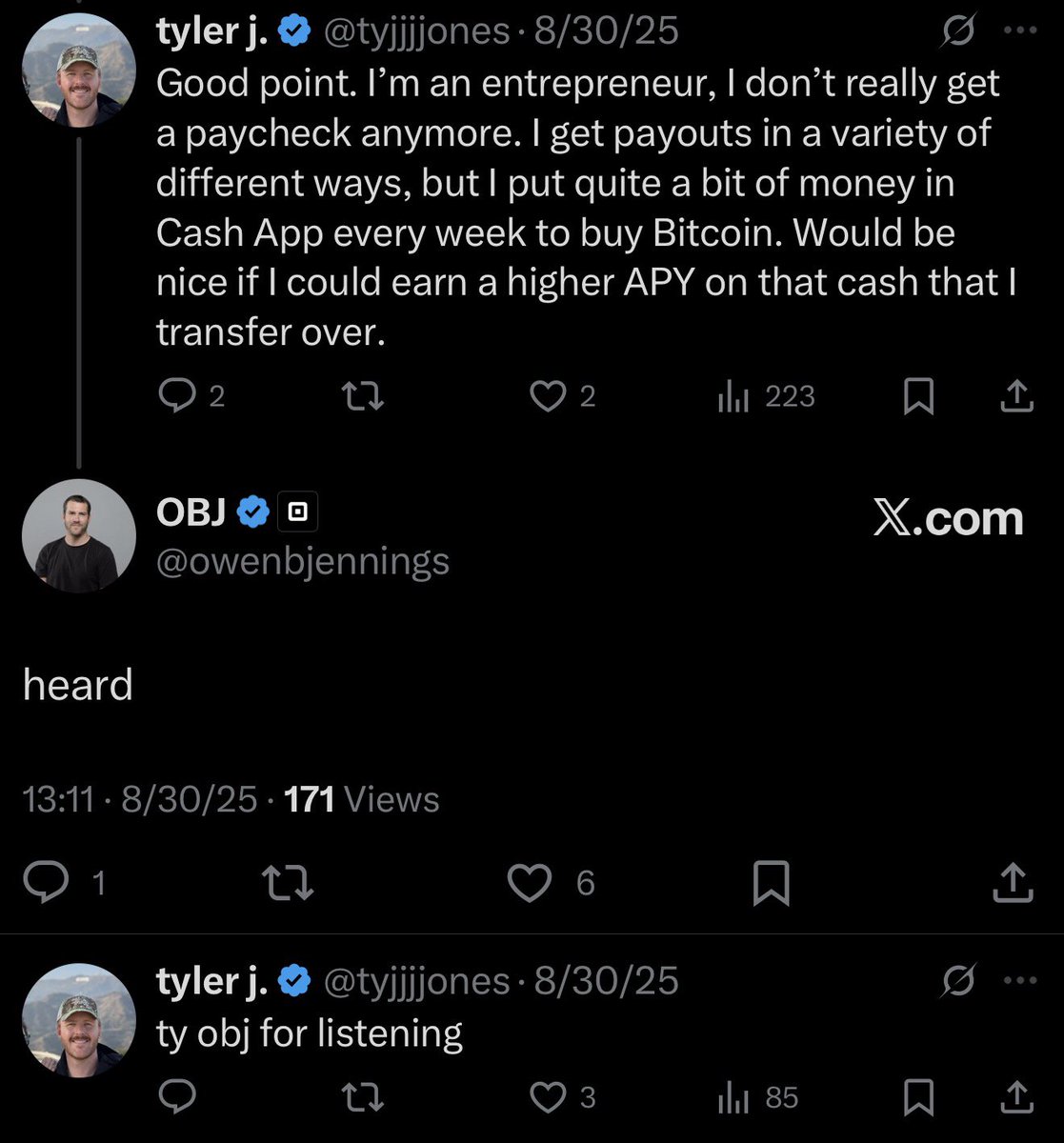 tyjjjjones's tweet image. They really did listen

Thank you @CashApp &amp;amp; @owenbjennings