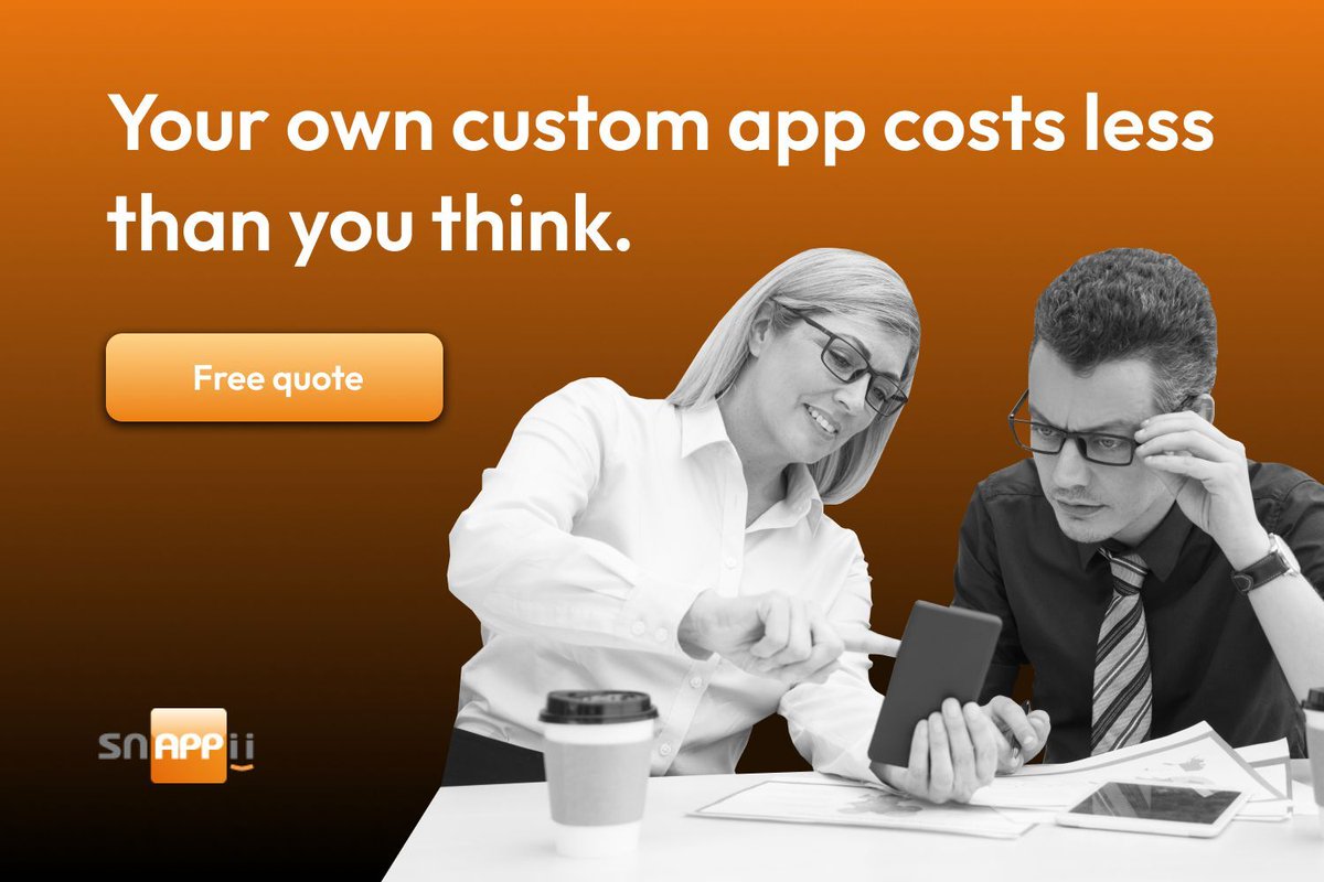 Snappii_app's tweet image. Your own custom app costs less than you think. Free quote bit.ly/3Ut3t9U
#customappdevelopment