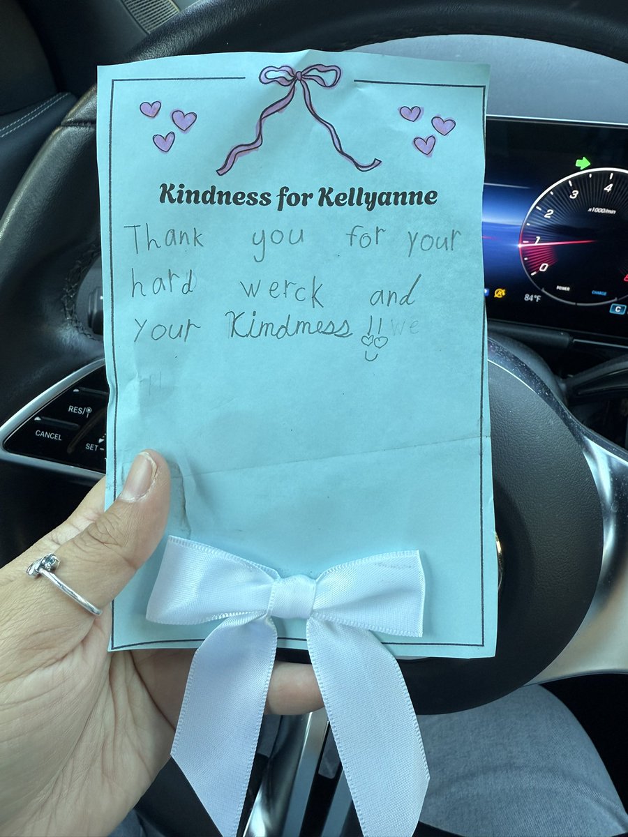 LibraryAHCES's tweet image. World Kindness Day was magical✨. We remembered &amp;amp; honored Kellyanne today by spreading kindness like confetti🎉! Thank you Lawson for gifting our library a book about Kindness💜📖! Thank you Lytal family for gifting all of CE’s teachers with such beautiful 💐’s &amp;amp; notes on our 🚙!