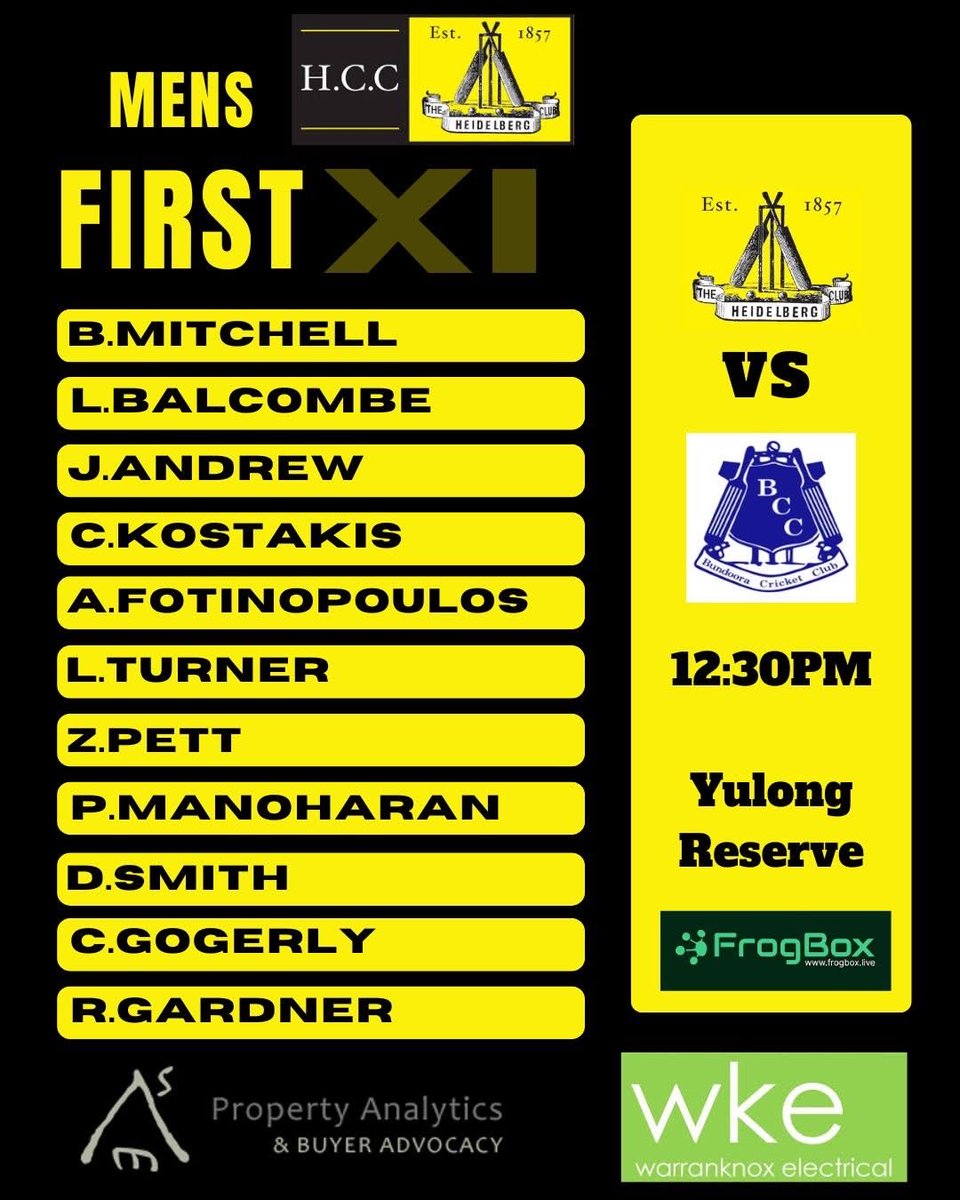 Heidelberg Cricket Club tweet media