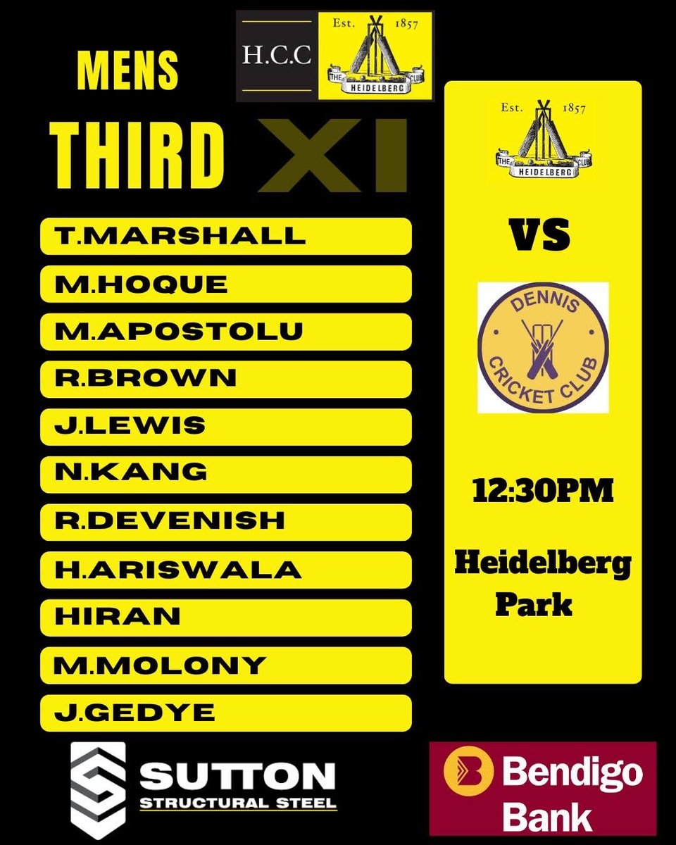 Heidelberg Cricket Club tweet media