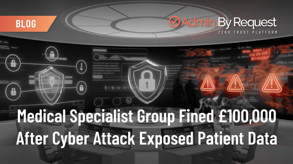 AdminByRequest's tweet image. Something a lot of people look over is that fact that basic security failures can have real catastrophic consequences. 

In this case, the Medical Specialist Group was fined £100,000 after attackers exploited unpatched systems; patient data and trust were the main cost here,…