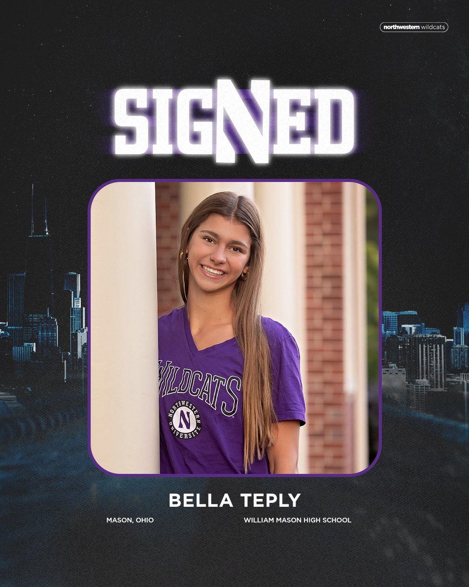 Officially a Wildcat ✍️

Welcome to Northwestern, Bella Teply!