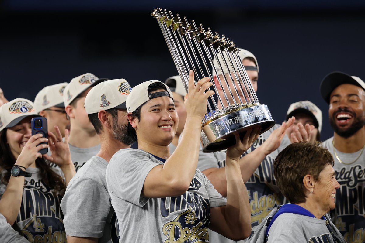 Shohei Ohtani in his first 2 seasons with the Dodgers:

- 2 World Series rings
- 2 unanimous MVP awards
- NLCS MVP
- Set career-high in home runs (twice)
- Invented 50 home run/50 stolen base club
- 2 All-Star appearances
- 2 Silver Sluggers

He has 8 more years on his contract.