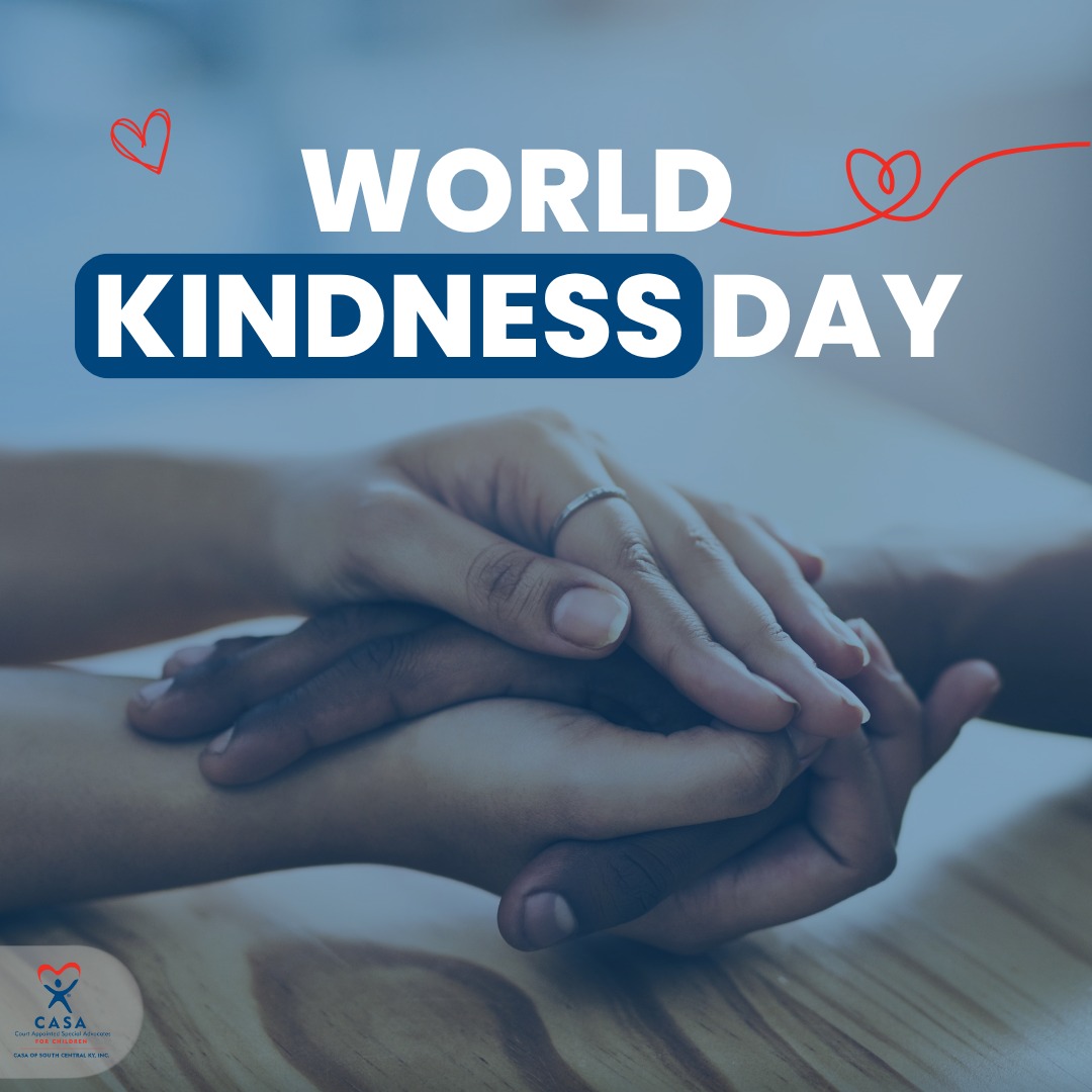 World Kindness Day! 💙
Every act of kindness matters.
Support children in our community by:
🤝 Volunteering with CASA
🎟️ Attending or sponsoring an event
🍽️ Helping a foster family
📣 Spreading awareness
🔗 casaofsck.org
#WorldKindnessDay #CASASCK #BeADevotedVoice