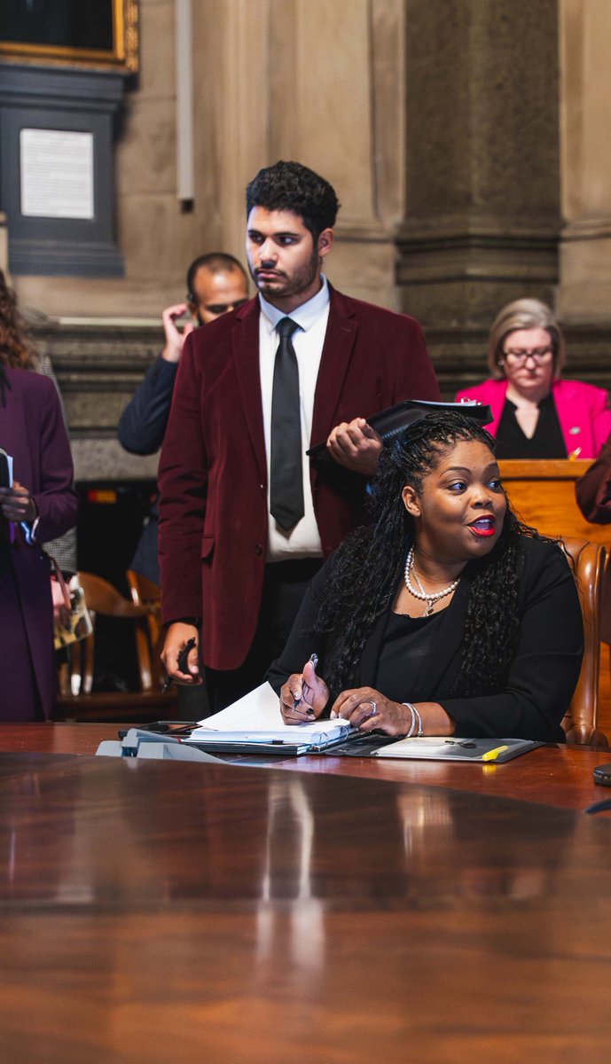 Today we held our weekly Stated Meeting in Philadelphia City Council, where we discuss, introduce and pass legislation, uplift community priorities, and move our city forward ⬆️

Make sure to tune in each week to stay informed and engaged with what’s happening in City Hall!