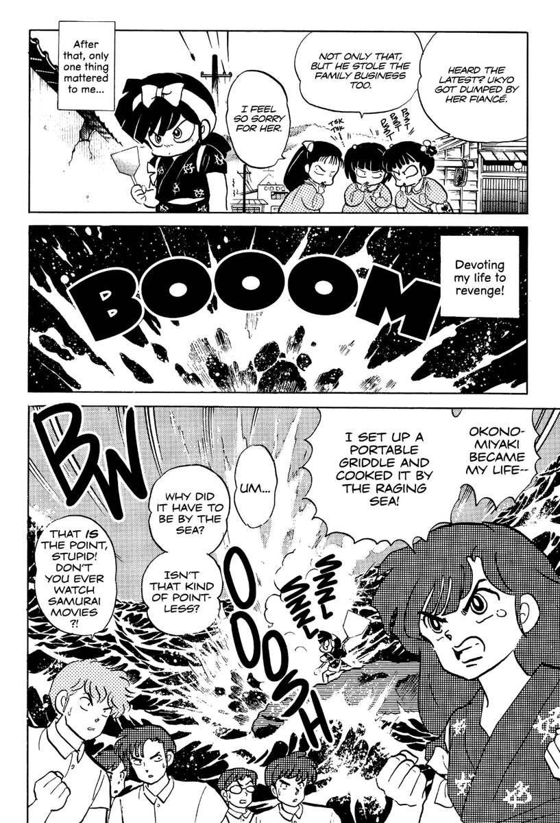 miss "dealt with the indignity of being humiliated by preschool gossip" by setting up a portable griddle and cooking by the raging sea lmfao