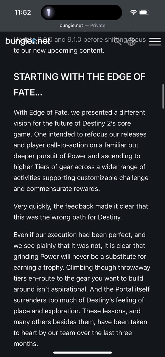 Obviously this alone doesn't fix much but I'm very glad to see them fully take accountability about this, makes me feel a bit more hopeful for the future of the game again