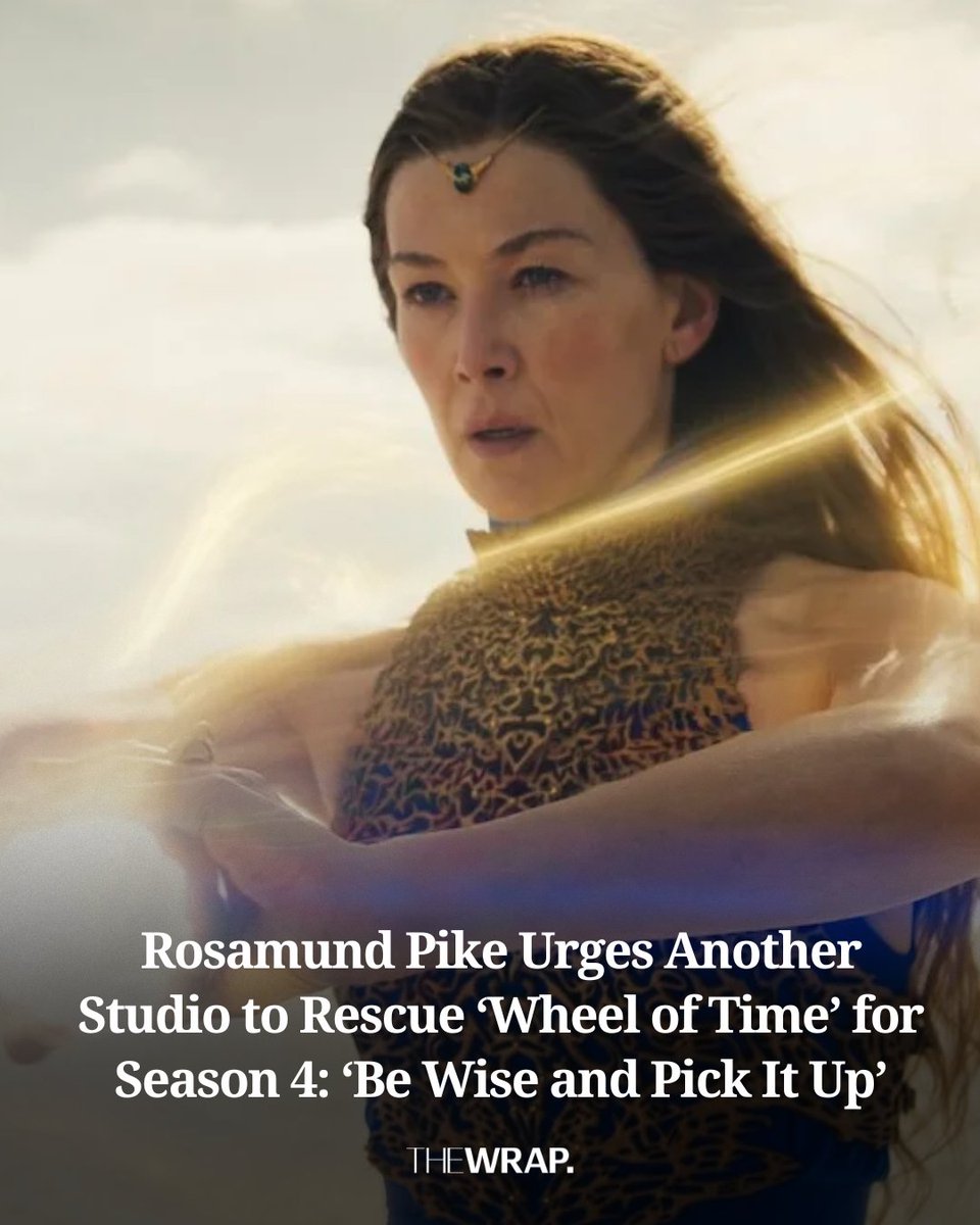TheWrap's tweet image. Prime Video canceled &quot;The Wheel of Time&quot; after Season 3 despite having adapted just 4 of the saga’s 15 novels.

Read more: bit.ly/4oejL5f
📸 Prime Video