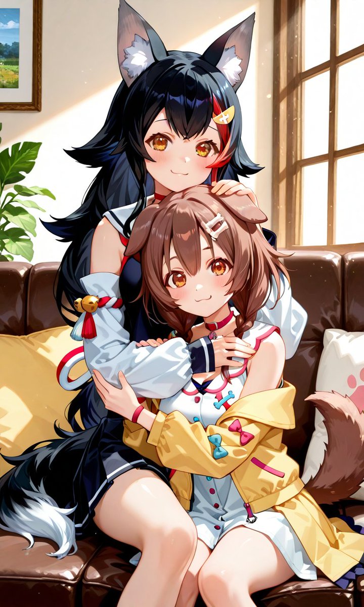 notes777AI's tweet image. ミオしゃに甘えるころさん♥
hololive│Ookami Mio│Inugami Korone
#大神ミオ
#戌神ころね
#ホロライブ