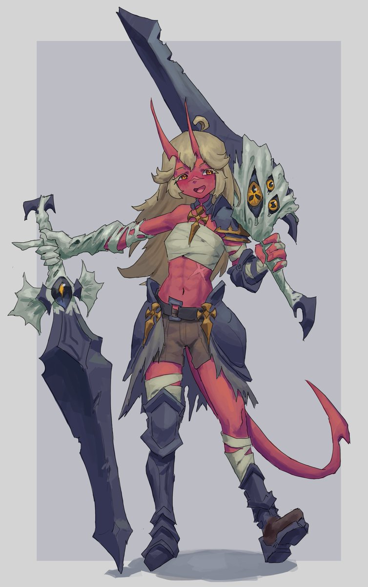 Redesigned my old DnD character Seraphine!