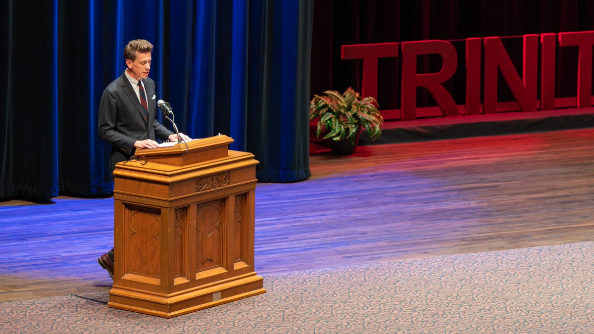 Trinity_U's tweet image. Dr. Arthur C. Brooks brought the science of happiness to Trinity last night, sharing five years of research along with a simple promise. If we practice what science says, our lives can change in just four months. He urged us not only to learn it but to live it and to become…