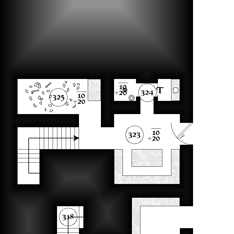 ZathrasAdventur's tweet image. #dungeon25 #Day325 A light layer of dust uniformly covers the long barren room. A table is pushed against the wall and sits lonely among broken pottery and scattered bones. A faded yellow pain discolored by mold and scrapes covers the walls and ceiling. zathras.wikidot.com/dailydungeon