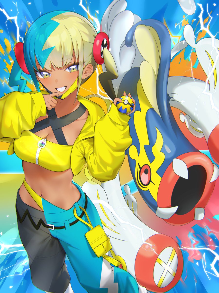 カナリィとメガッシビルドン描いた！
#ポケモンレジェンズZA 
#PokemonLegendsZA