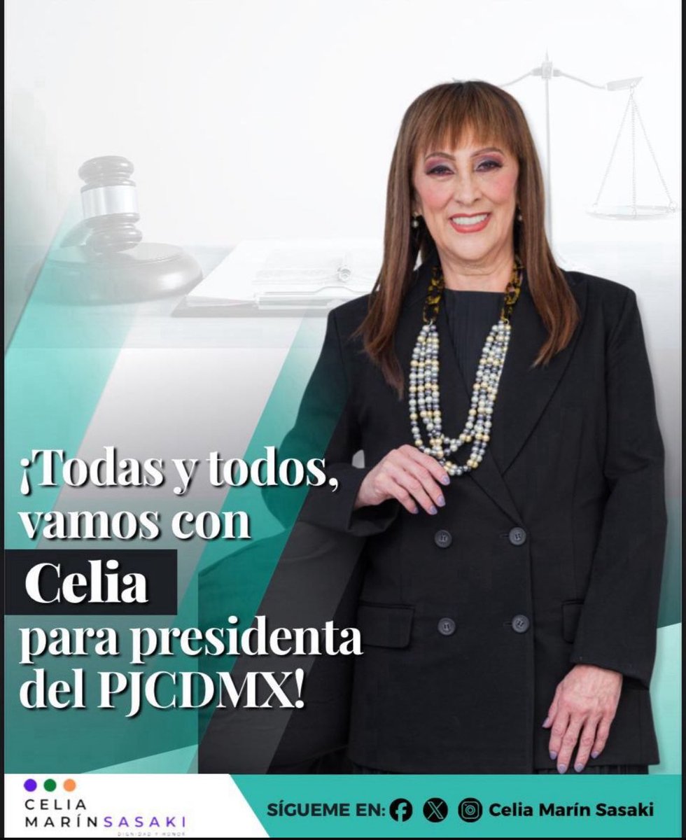 ¿Harto de la impunidad? 😠 Celia Marín Sasaki lucha por la justicia. 💪 Su ética y compromiso son inquebrantables. 🛡️ #JusticiaReal <a href="/PJCDMX/">Poder Judicial de la Ciudad de México</a> <a href="/MagRafaelGuerra/">Rafael Guerra Álvarez</a> <a href="/CeliaMSasaki/">Celia Marín Sasaki</a> #Celia #Marin