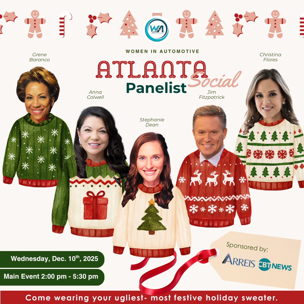 WomenInAutoCo's tweet image. 🔥Meet our Leadership Panel🔥
Grené, Christina, Anna, Jim &amp;amp; Stephanie
Wisdom, grit &amp;amp; growth
🎁 Bring gifts for CHOA teens
🎟️ Dec 10 | ATL | Register now link.rockstarcrm.app/sp/888159e915a
#WIA #WomenInAuto #LeadershipPanel #ToyDriveATL