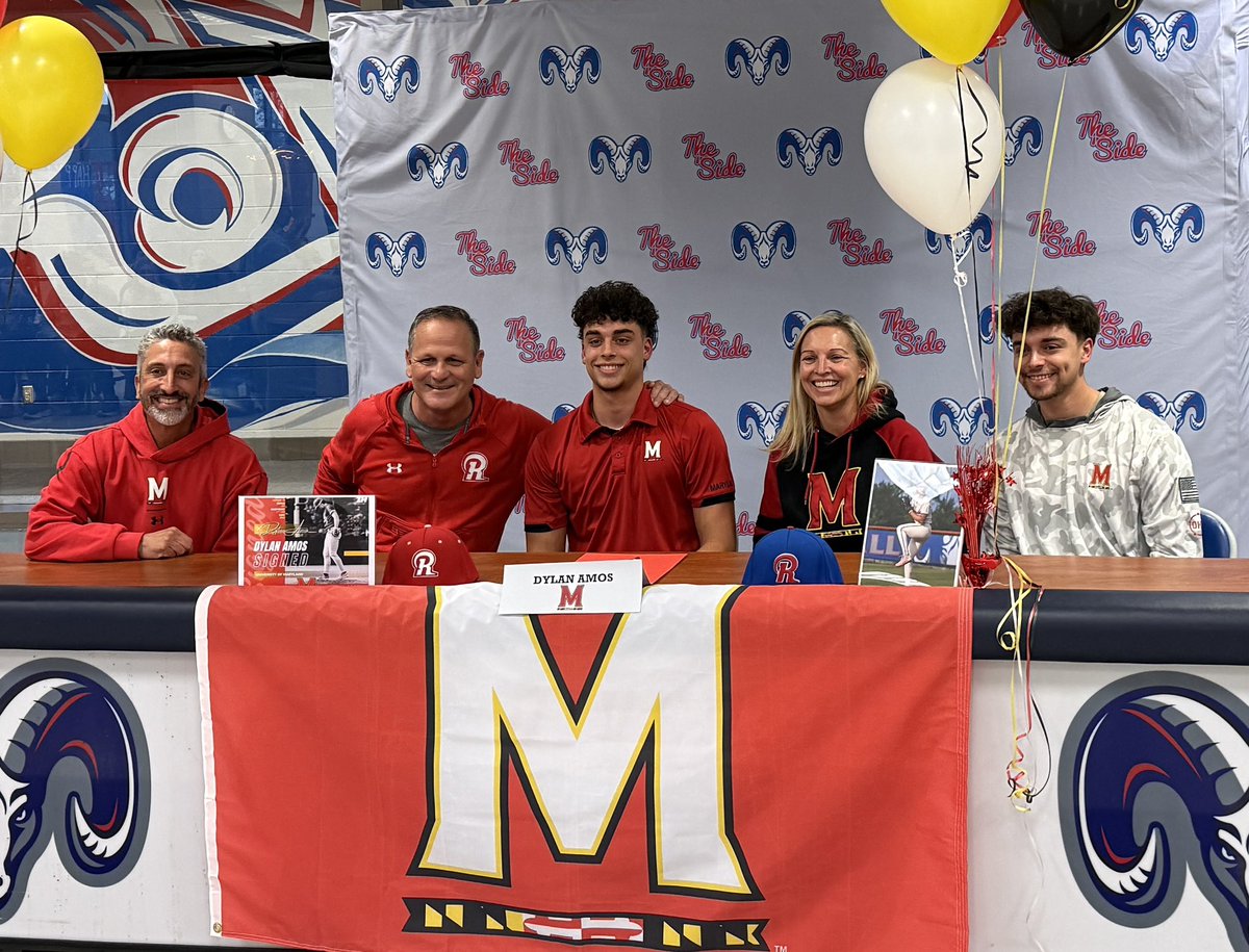 Rvsidebaseball's tweet image. Congratulations to Dylan Amos on his commitment to University of Maryland! Ram Family is so proud of you!