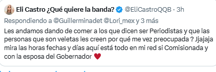 Jnlomeli's tweet image. ¿Comisionada con la esposa de gobernador?