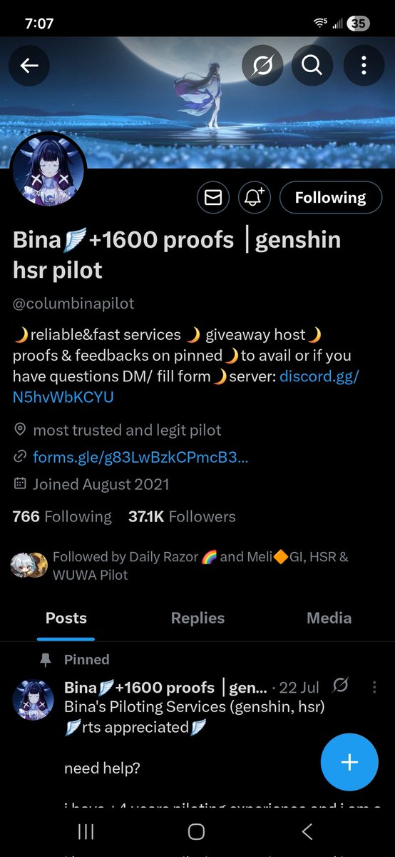 JCruz61396's tweet photo. @columbinapilot @Miilky_y I plan on being a greedy little rat and keep woshing when i have 160 primos😊👍 https://t.co/QTW0IvyJMe