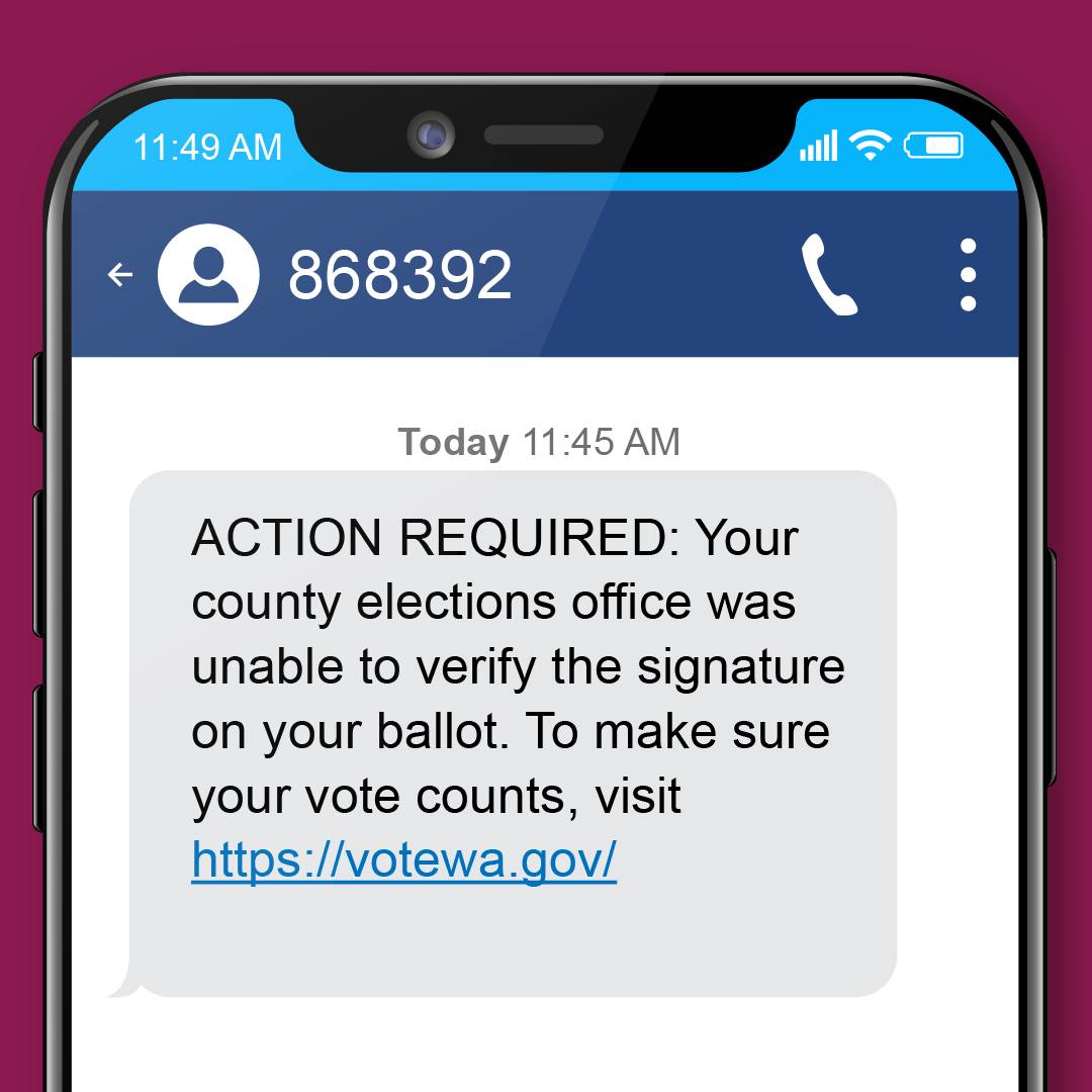 If your ballot had a signature verification issue, there is still time. Visit VoteWa.gov to get the form you need, or contact our office at auditor@kitsap.gov
