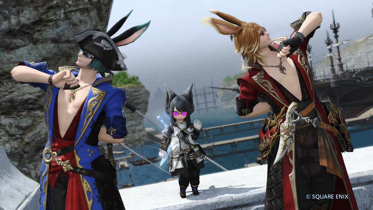 natsumarugen's tweet image. 昨日の🦄リムサ
 #FFXIV