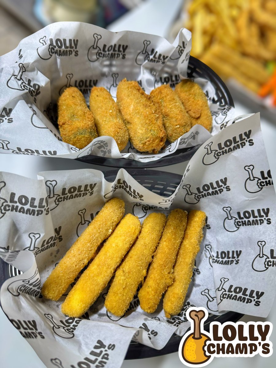 ¿Sabías que? ➡️LOS DEDOS DE QUESO🧀, LOS JALAPEÑO POPPERS 🌶️ Y LOS AROS DE CEBOLLA🧅 LOS HACEMOS DE FORMA CASERA AL MOMENTO. 😱 #frescura y #calidad ✅ solo en #lollychamps 🍗🫶🏻. #complementos