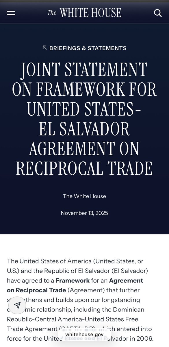 Las políticas anti EEUU del gobierno Socialista de Libre siguen afectando a los hondureños. Mientras a El Salvador y Guatemala el presidente <a href="/realDonaldTrump/">Donald J. Trump</a>  le quita TODOS los aranceles por ser gobiernos amigos, a Honduras nos imponen 10% de impuesto que impacta la economía