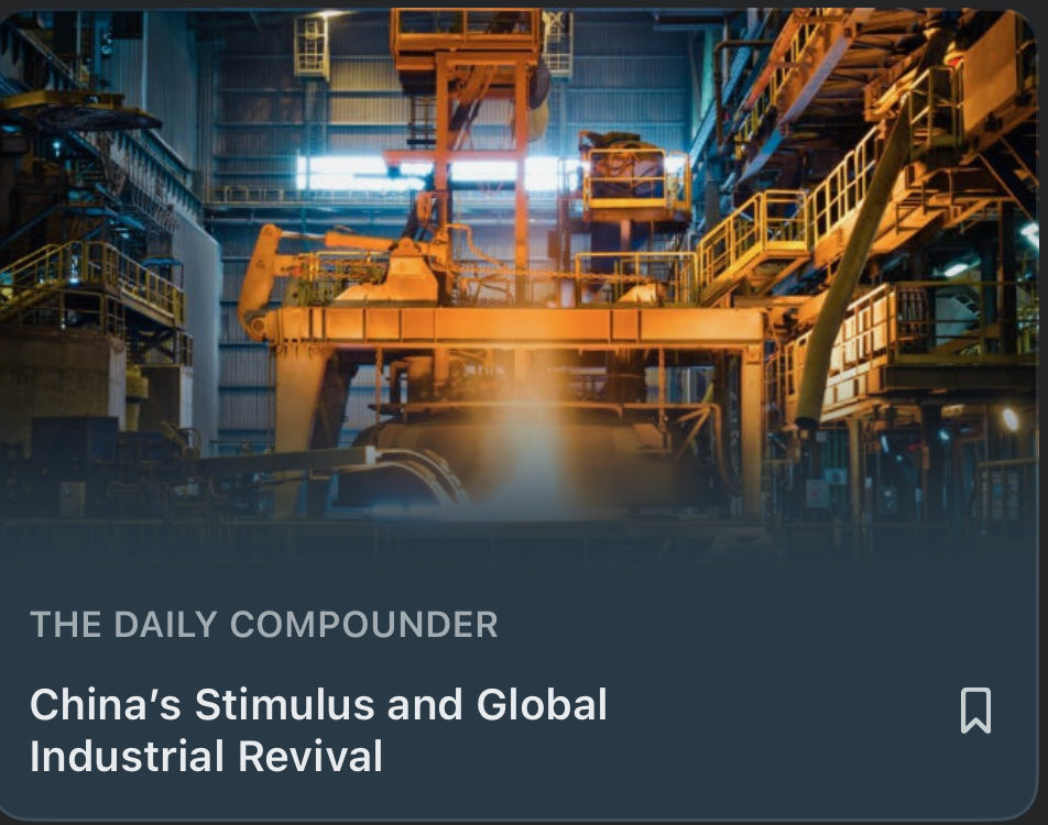 Chinese stimulus and US stimulus work in very different ways. 

$BABA $BIDU $PDD

We lay it out in a piece last month: substack.com/@100xcompoundi…