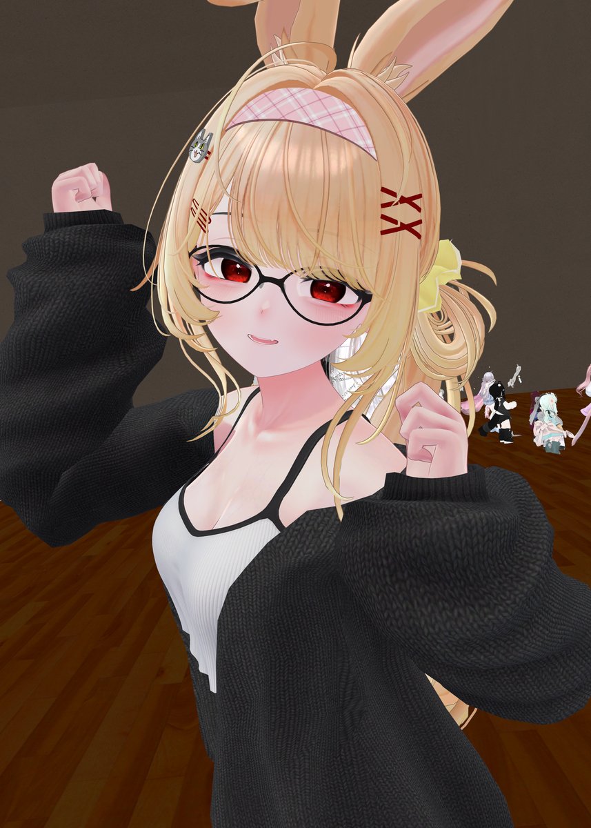 JudyWei_VRC's tweet image. おはよ〜今日も金曜日！
休みはもうすぐだよ〜
あと少しだけがんばろっ
#PyPyDance