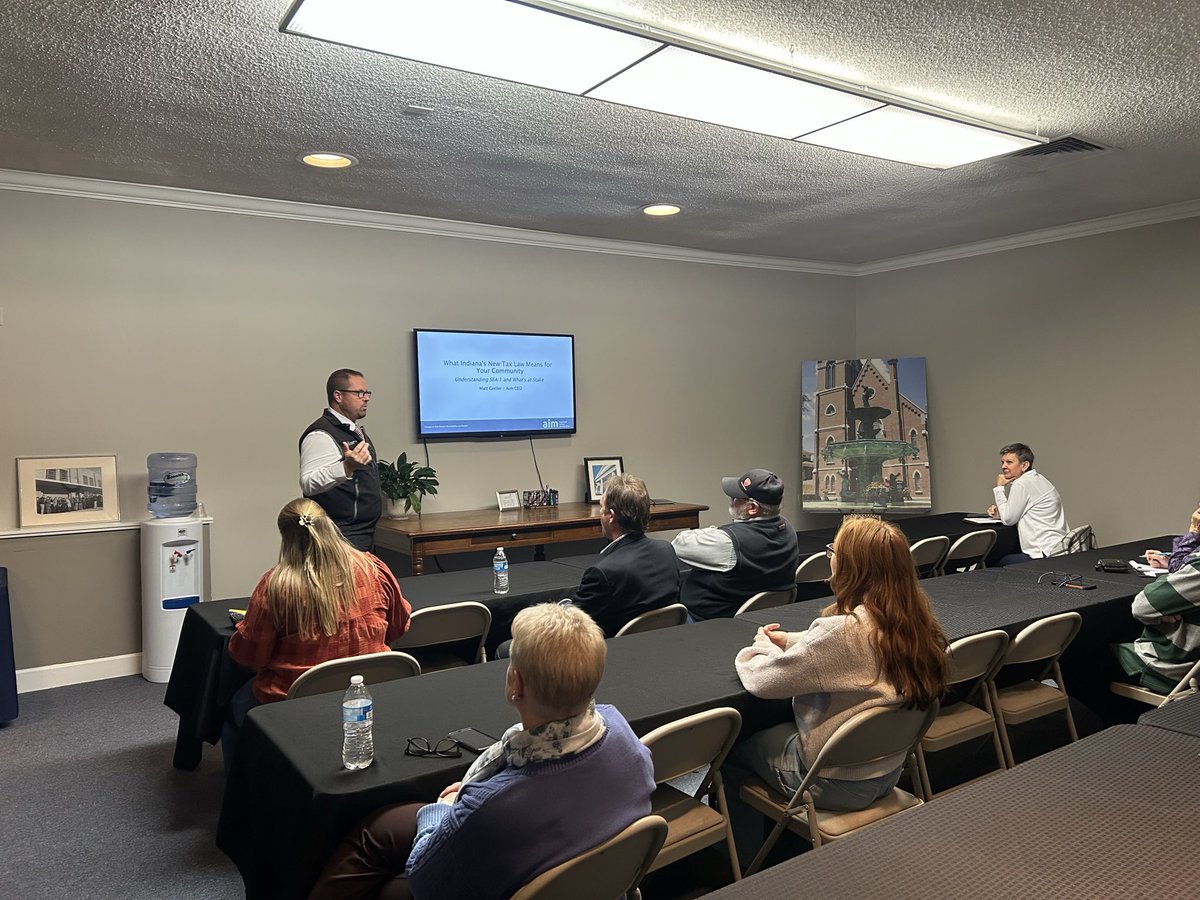 Wrapped up the day in Madison — a community that feels a lot like <a href="/NoblesvilleIN/">City of Noblesville</a>. Proud of the work Mayor Bob Courtney is leading there. Like us, Madison has created the conditions for an authentic downtown to flourish: packed storefronts, invested residents, and visitors looking