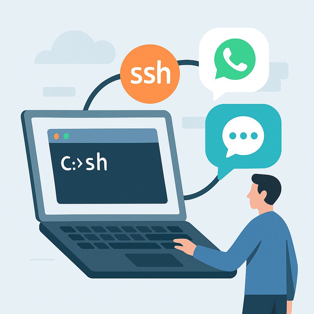 smsmobileapi's tweet image. New SSH Integration Launch

Announcing our new SSH integration for sending SMS and WhatsApp messages! Effortlessly connect and streamline your communication with professional CLI support. Get started now: smsmobileapi.com/ssh/

#SMS #WhatsApp