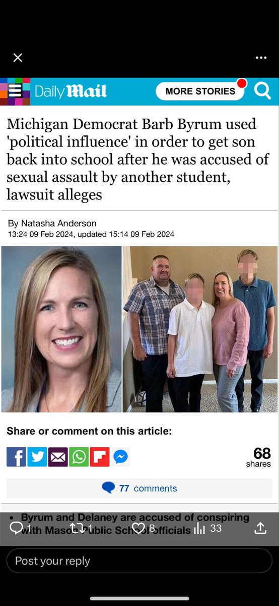 <a href="/BarbByrum/">Barb Byrum</a> <a href="/aricnesbitt/">Aric Nesbitt</a> Me too! <a href="/freep/">Detroit Free Press</a> <a href="/libsoftiktok/">Libs of TikTok</a> <a href="/Riley_Gaines_/">Riley Gaines</a> <a href="/LifeNewsHQ/">LifeNews.com</a> <a href="/CraigDMauger/">Craig Mauger</a> <a href="/MLive/">MLive</a> <a href="/wxyzdetroit/">WXYZ Detroit</a> <a href="/FOX2News/">FOX 2 Detroit</a> <a href="/shoesonplease/">Anna Hoffman</a> <a href="/Charlieleduff/">Charlie LeDuff</a> <a href="/downi75/">James David Dickson</a> <a href="/DaveBondyTV/">Dave Bondy</a> <a href="/MitchAlbom/">𝐌𝐢𝐭𝐜𝐡 𝐀𝐥𝐛𝐨𝐦</a>