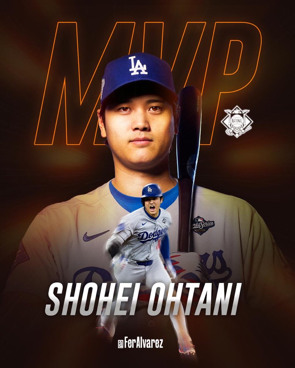 Shohei Ohtani gana su cuarto premio (MVP), todos por votación unánime. Ningún otro atleta en la historia de MLB, NBA, NFL o NHL ha logrado más de un MVP unánime en su carrera.
Ohtani se une a Barry Bonds (7) como los únicos en la historia de MLB con al menos 4 premios MVP.