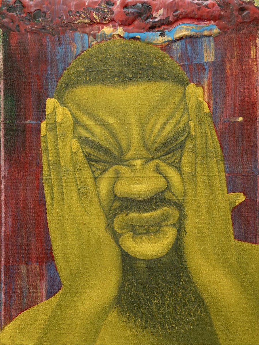 kennwadiogbu's tweet image. I made this piece at a time when everything felt like it was collapsing around me. You know that feeling of carrying more than anyone should have to. I know many of us have been there.

Exhibiting now at @mallgalleries, London. #ingdiscerningeye