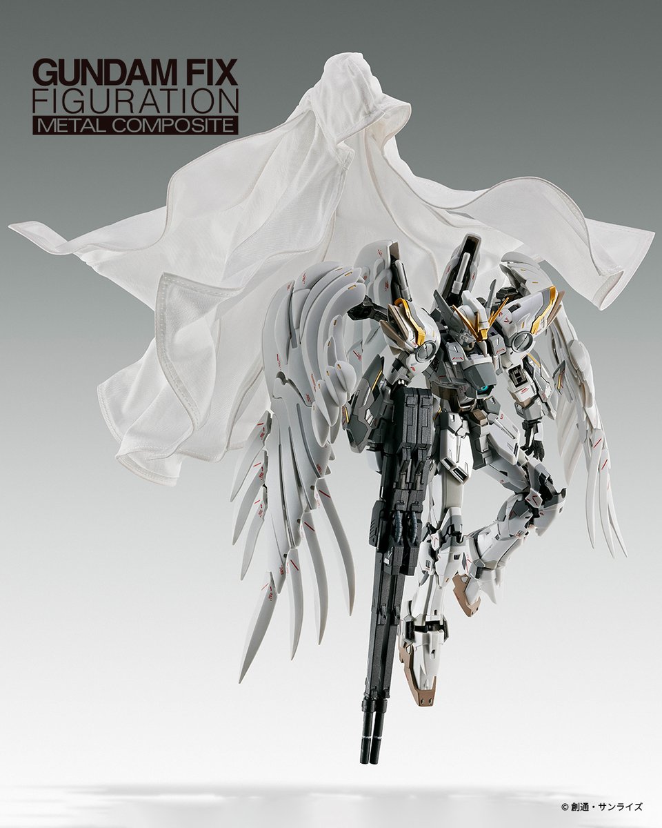 gundam_tamashii's tweet image. 「GUNDAM FIX FIGURATION METAL COMPOSITE ウイングガンダムゼロ クロークドカスタム」が魂ウェブ商店で10時より受注開始！
🛒ご予約は→ p-bandai.jp/item/item-1000…

多重構造の布製マントをまとい立体化！30周年記念映像で印象的なピンクのビームサーベルも再現！
#ガンダムフィギュア #GFFMC #g_wing