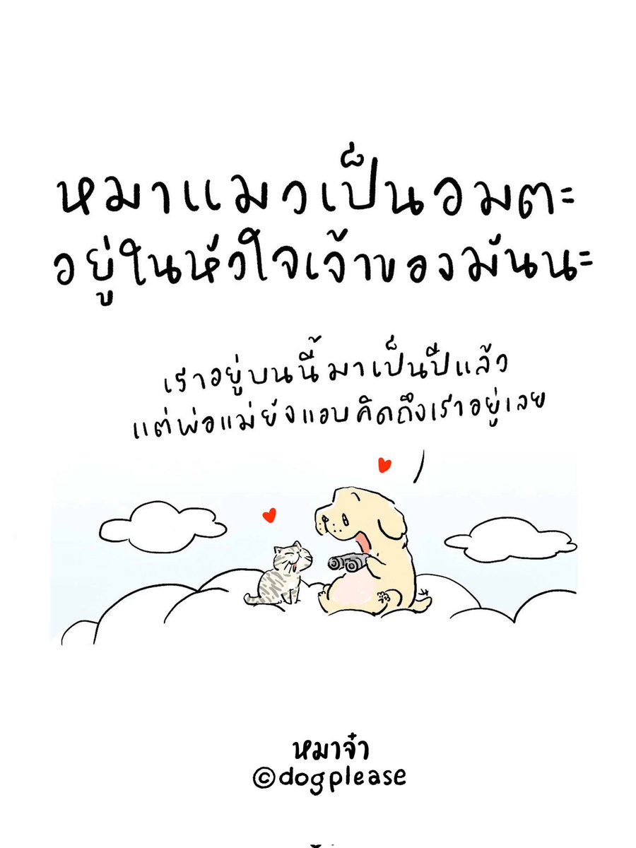 สัตว์เลี้ยงทุกตัวเป็นอมตะ
อยู่ในหัวใจเจ้าของมันนะ