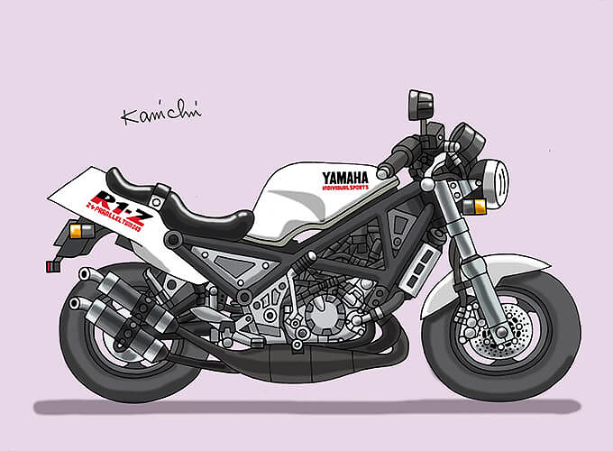 懐かしバイクをイラストで🎨🖌️ #レトロバイクグラフィティ 今回は