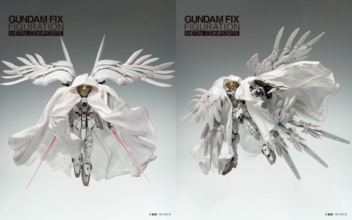 gundam_tamashii's tweet image. 「GUNDAM FIX FIGURATION METAL COMPOSITE ウイングガンダムゼロ クロークドカスタム」が魂ウェブ商店で10時より受注開始！
🛒ご予約は→ p-bandai.jp/item/item-1000…

多重構造の布製マントをまとい立体化！30周年記念映像で印象的なピンクのビームサーベルも再現！
#ガンダムフィギュア #GFFMC #g_wing