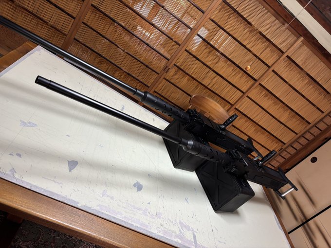 告知　#デザフェス62　に出展します！
スペースはK233&amp;K234の両日です！
#デザフェス62お品書き　を順次上げ中！

「重機関銃」
持ち込みは１個が限界でした。
いちよう売るんで持っていきます。

#デザインフェスタ
#デザフェスリポスト
タグつけてますので辿れます。
↓ #MAGicK