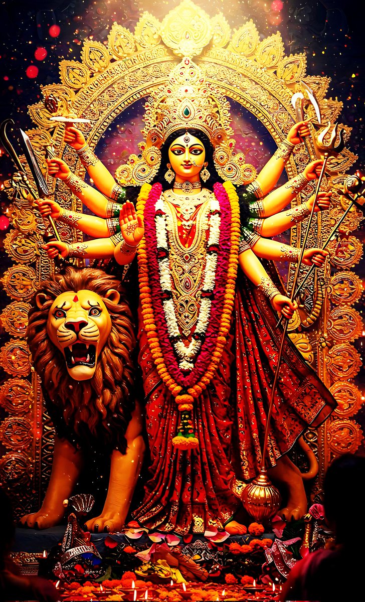 सर्वमंगल मांगल्ये शिवे सर्वार्थ साधिके।
शरण्ये त्र्यंबके गौरी नारायणी नमोऽस्तुते।।
सभी सनातनी भाई बहनों को मंगलमय दिवस की शुभकामनाओं के साथ शिव प्रभात 🙏☕ 
#जय_माता_रानी_की 🙏🚩
🚩जय माता दी🚩