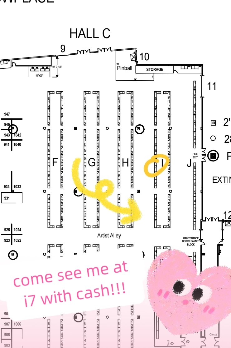 ShoujoHavoc's tweet image. It&apos;s Motor City time!!
Come see @mizukijinh for my wares at artist alley table i7 for all your LaDs and FFXIV needs!

📣 REMINDER: bring cash, please! This show is NOTORIOUS for the bad cell service. Plan ahead!