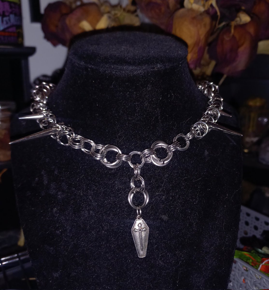 colleen_daves's tweet photo. Some recent jewellery customs, trying to get back in the groove https://t.co/QmM1IDd73h