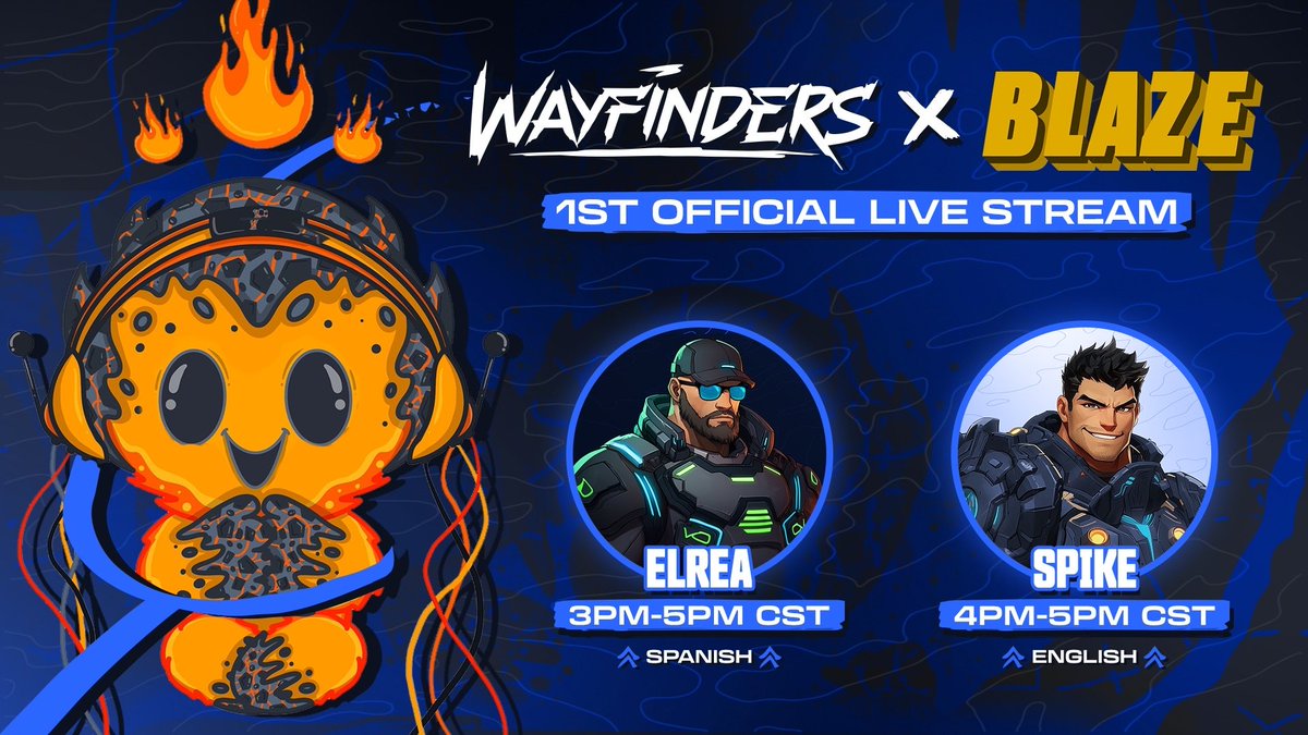Friday = FIRE DAY 🔥

We're running double test streams to push Blaze even harder:

<a href="/ELREA01/">EL REA 🇦🇷</a> 3–5 PM CST (Spanish)
<a href="/SpikeCollects/">Spike 💫</a> 4–6 PM CST (English)

Tune in. Break things. Build the future of streaming with us. 🔥