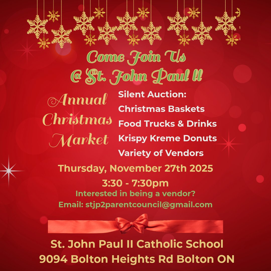 Looking for Volunteers to help with our Market! Please Fill out the Goggle Form- forms.gle/5utWyLg7PKzZnX…

Student Volunteers from Grade 9-12 are welcome to get their volunteer hours!